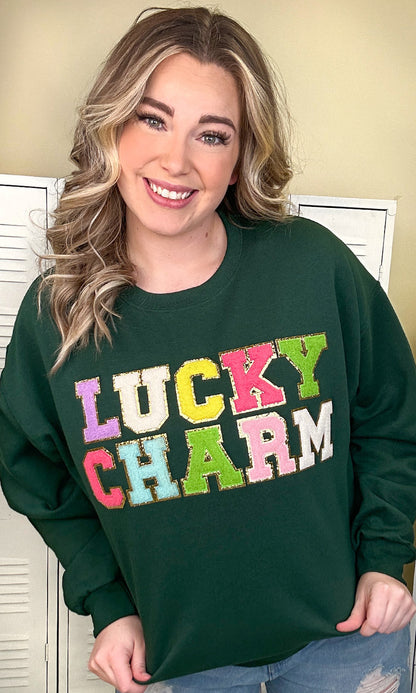 Ideal Chenille Lucky Charm Adult Sweatshirt