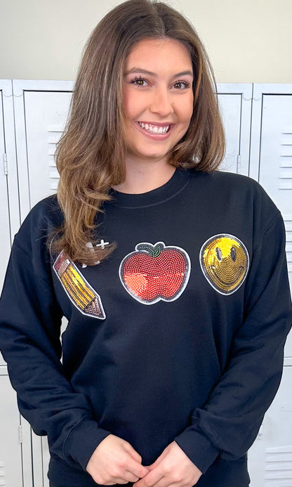 Teacher Sparkle Sweatshirt