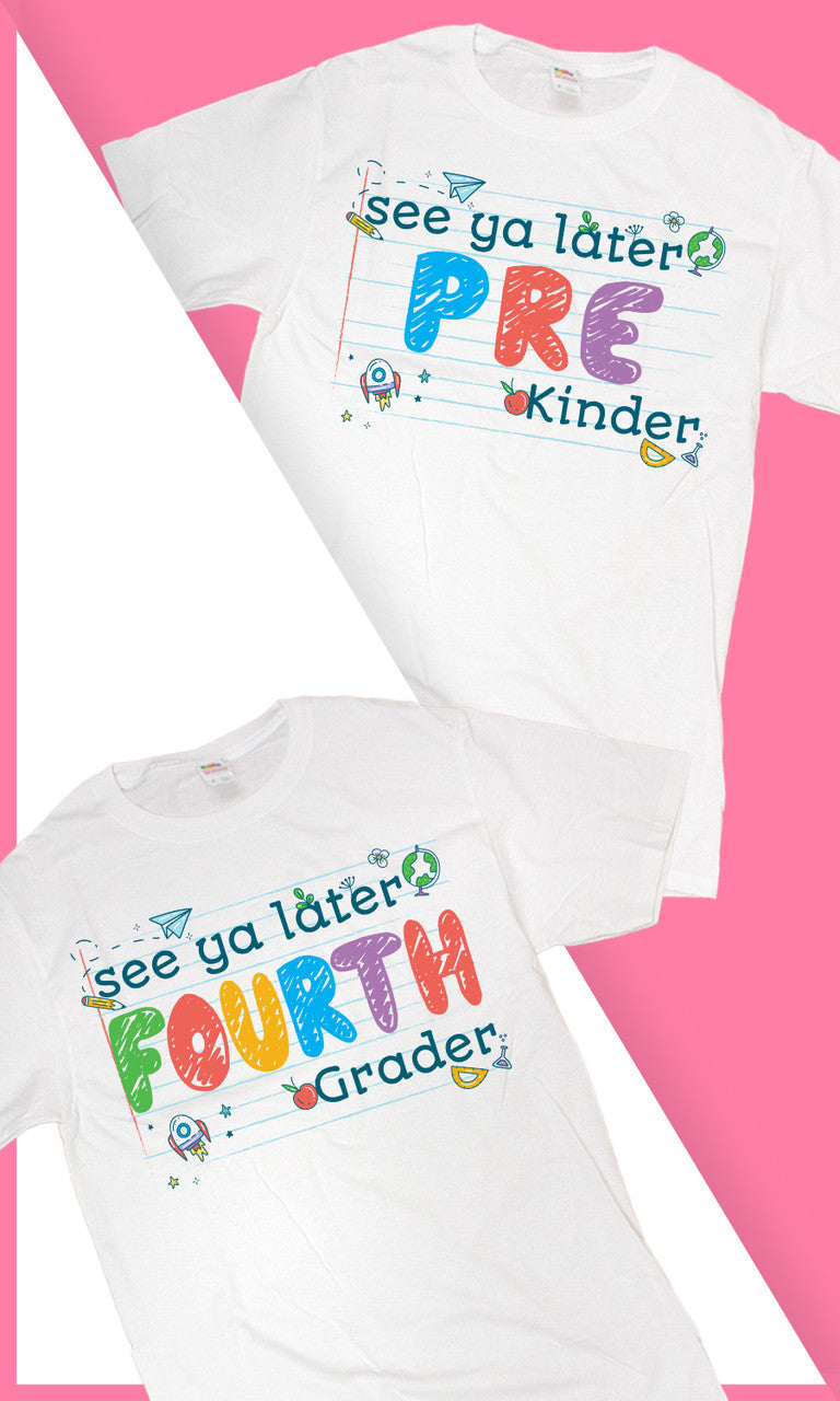 Custom See Ya Later Graphic Shirt