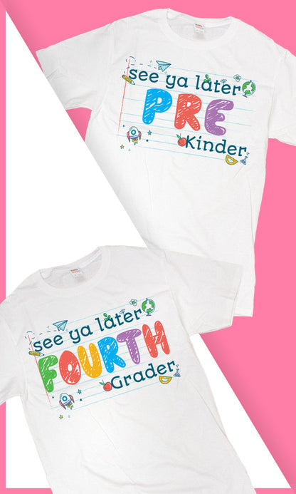 Custom See Ya Later Graphic Shirt