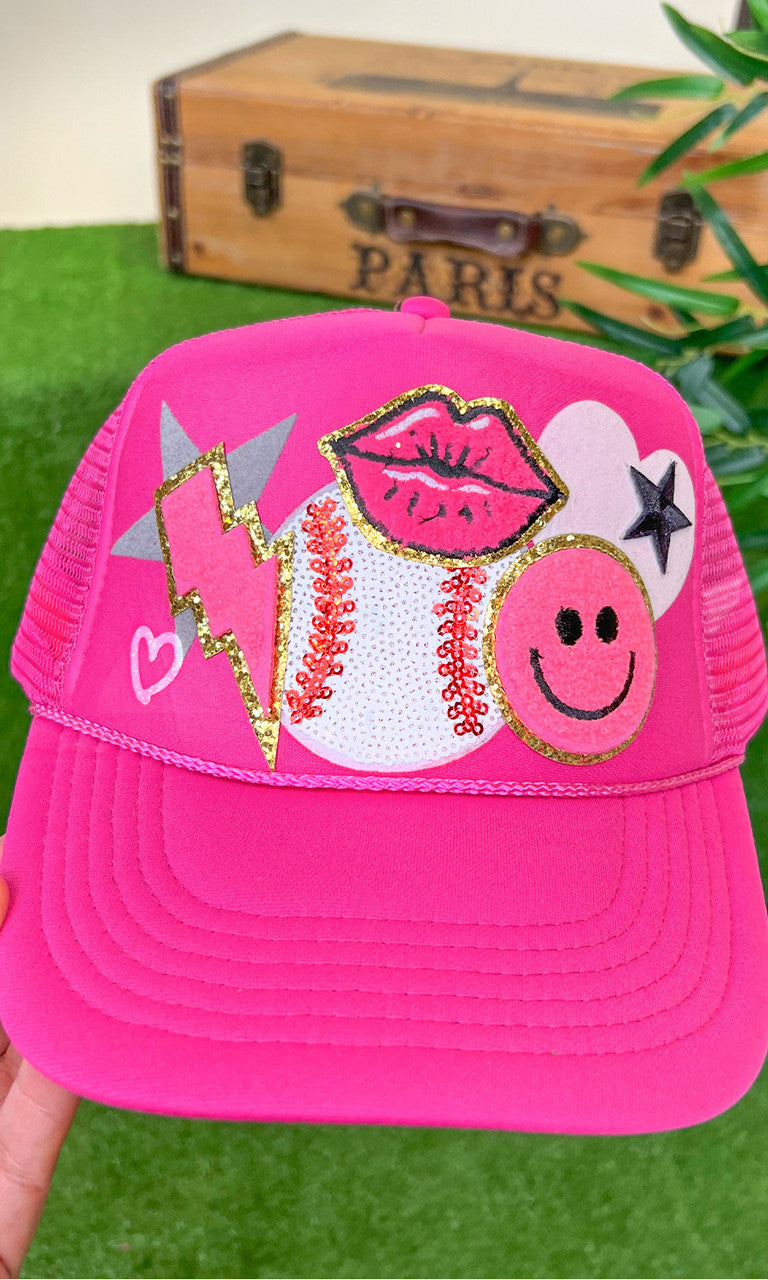 Baseball Patch Trucker Hat