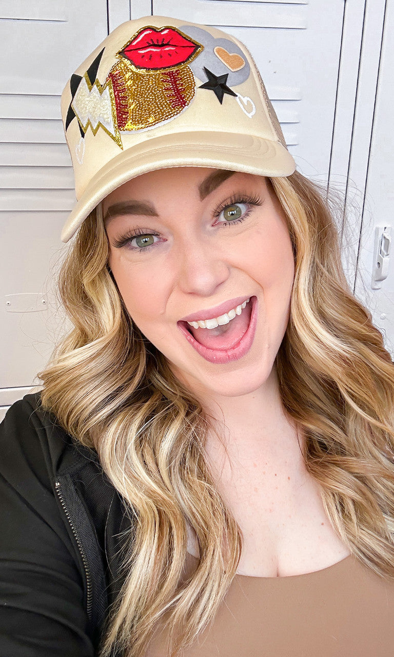 Softball Patch Trucker Hat