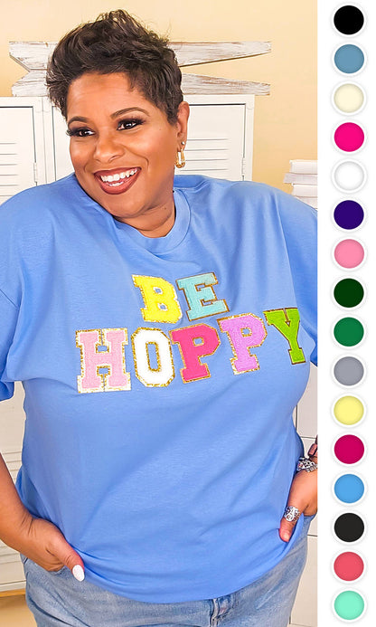 Ideal Chenille Be Hoppy Easter Adult Shirt