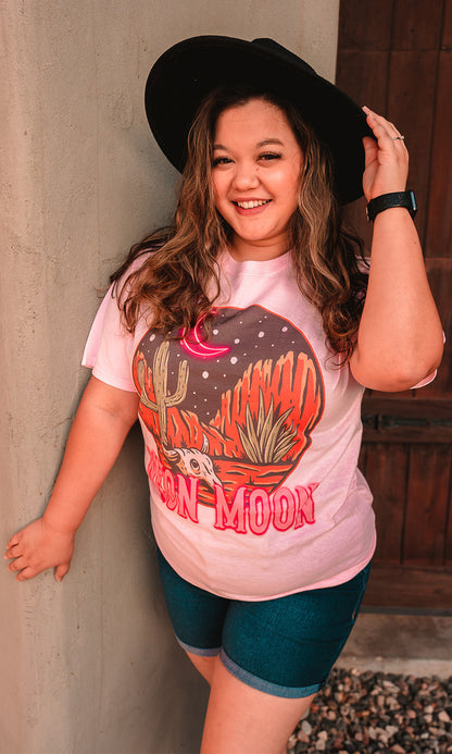 Neon Moon Graphic T-Shirt