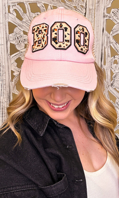 Leopard Ideal Chenille Boo Vintage Hat