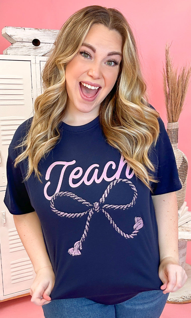 Teach Rope Bow Shirt