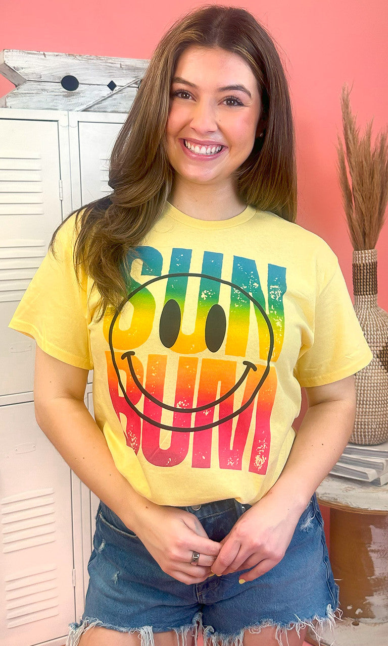Sun Bum Smiley Graphic Shirt