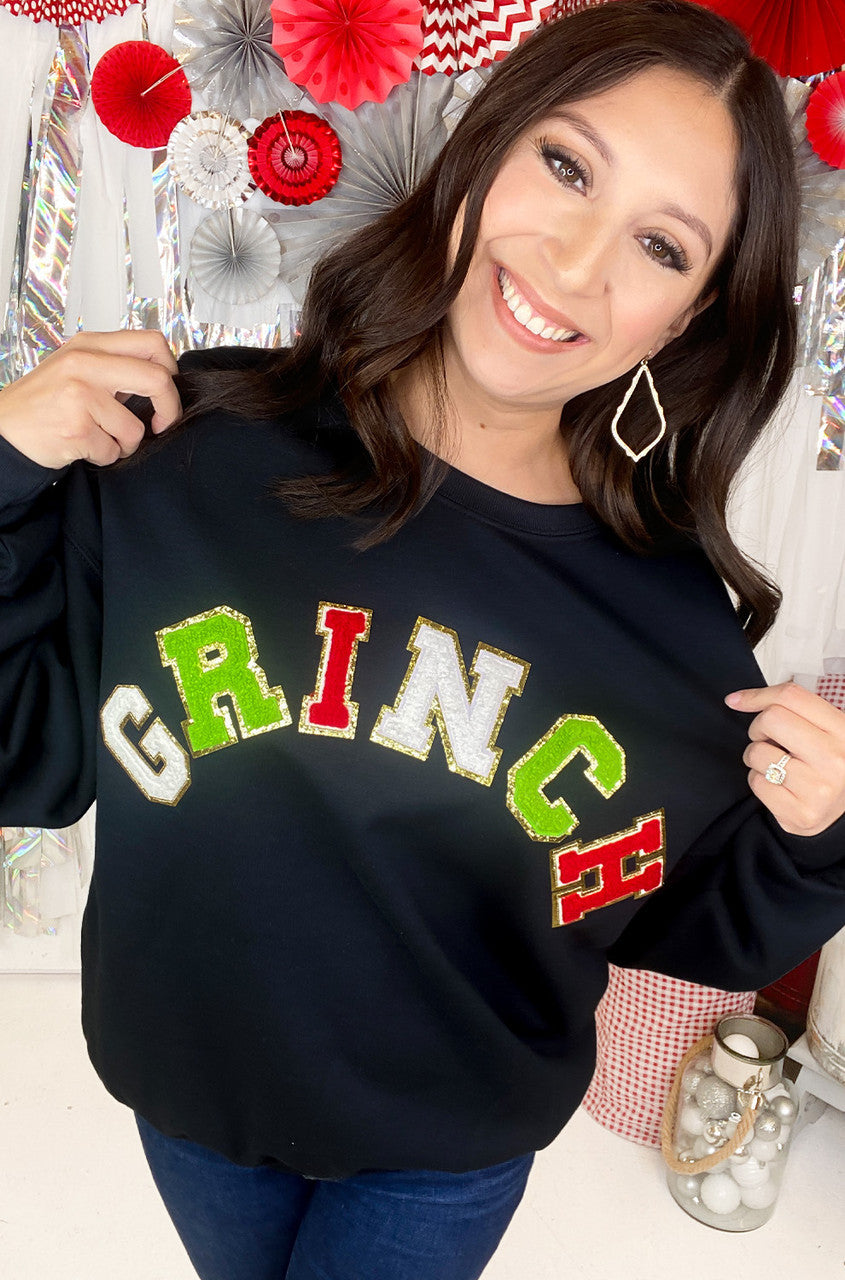 Grinch Ideal Chenille Sweatshirt