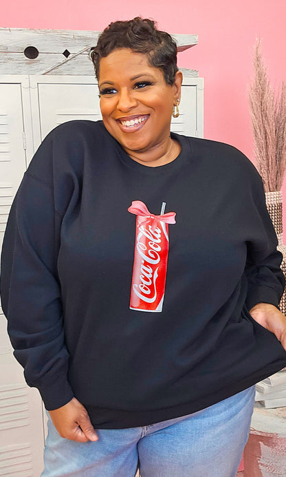 Bow Beverages Graphic Sweatshirt