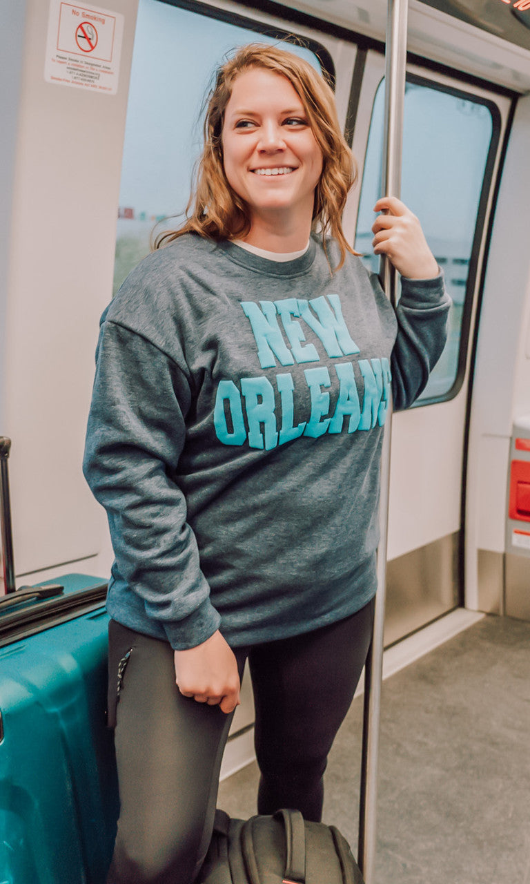 Custom Magic Puff Big Letter Sweatshirt