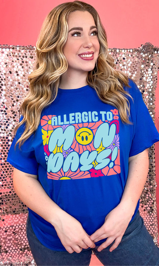 Allergic to Mondays Graphic T-Shirt