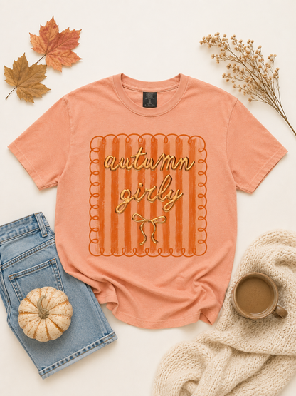 Autumn Girly Graphic T-Shirt