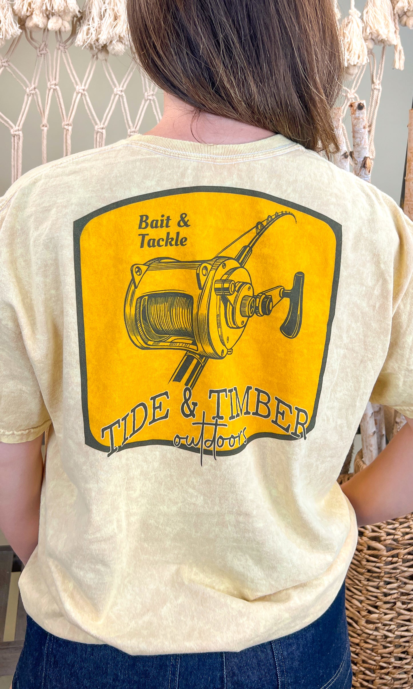 Bait and Tackle Mineral Washed Graphic Shirt