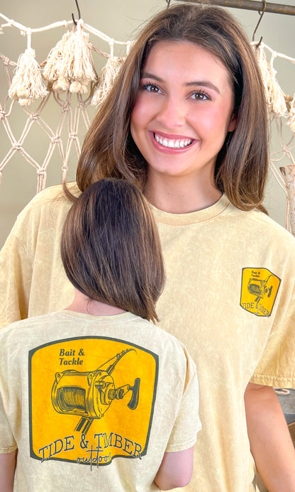 Bait and Tackle Mineral Washed Graphic Shirt