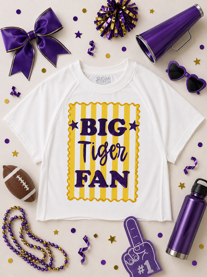 Big Fan Game Day Graphic Edgy T-Shirt