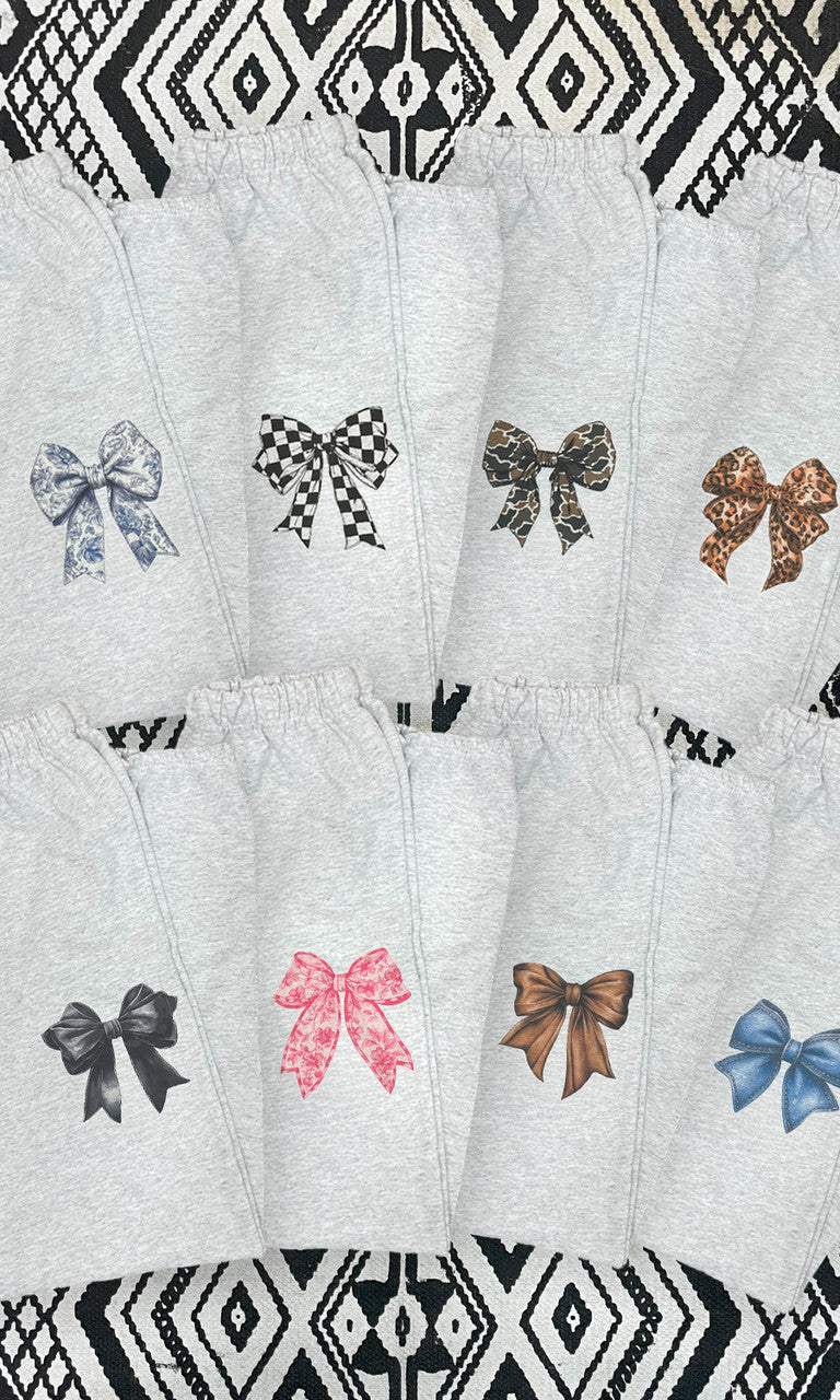 Big On Bows Graphic Sweatpants