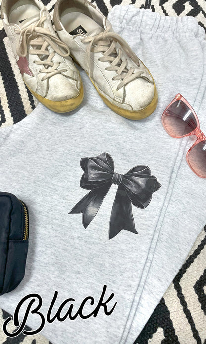 Big On Bows Graphic Sweatpants