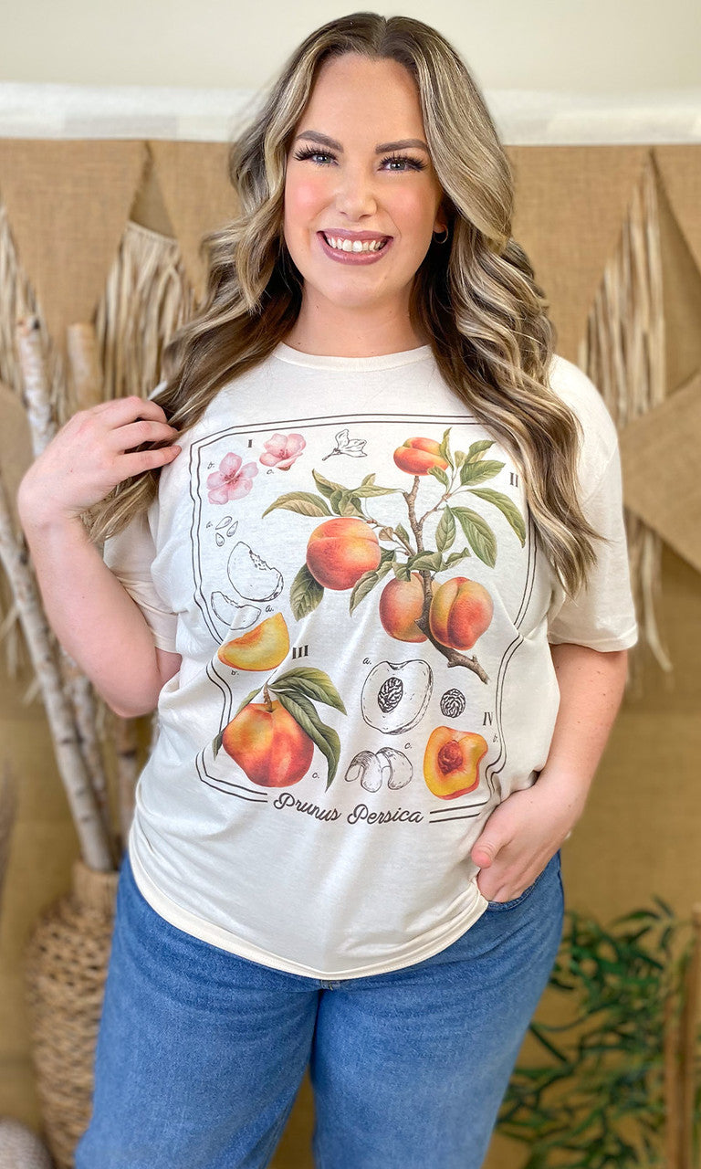 Botanical Fruit Graphic T-Shirt