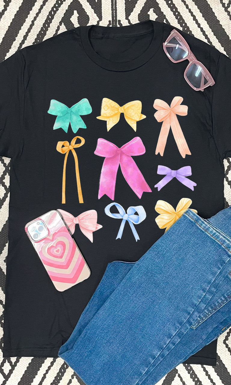 Bright Bows Graphic T-Shirt