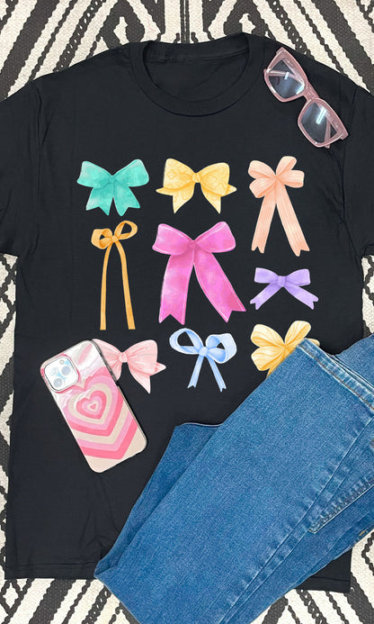 Bright Bows Graphic T-Shirt
