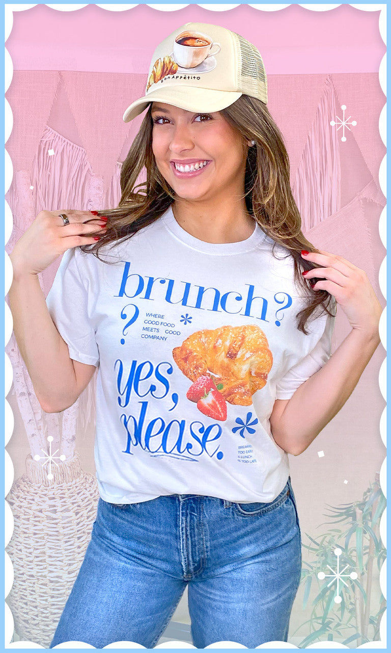 Brunch Yes Please Graphic T-Shirt