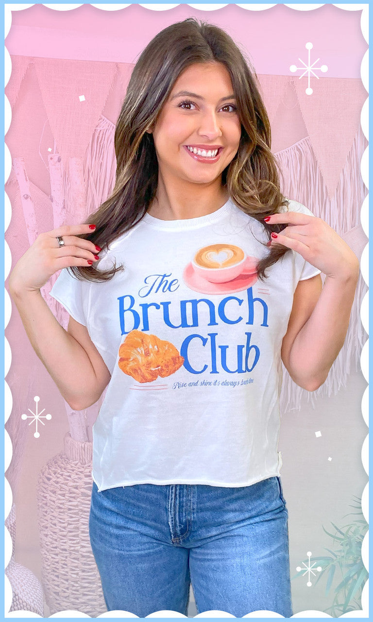 The Brunch Club Graphic Edgy Shirt