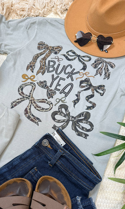 Buck Yea Comfort Color Graphic T-Shirt