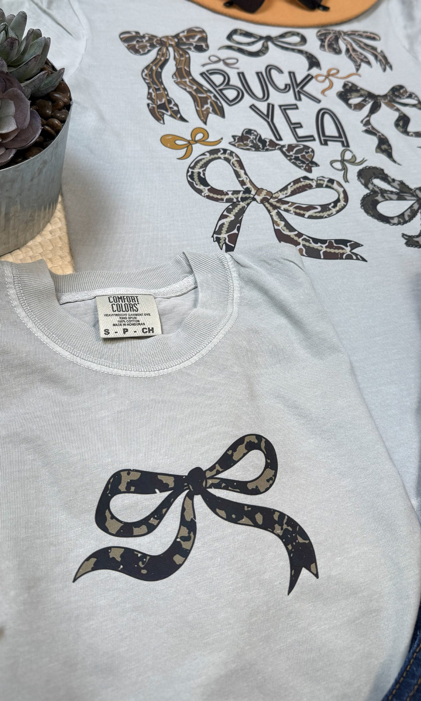 Buck Yea Comfort Color Graphic T-Shirt