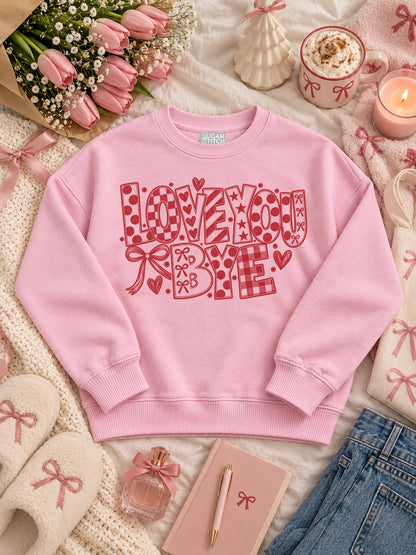 Chalky Love You Bye Graphic Nantucket Sweatshirt
