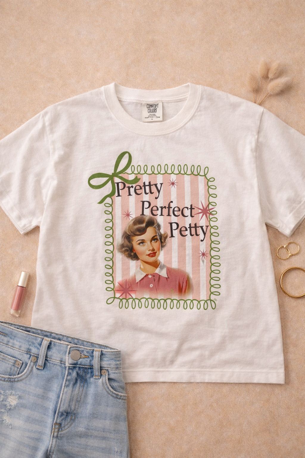 Pretty, Perfect, Petty Comfort Color Graphic T-shirt