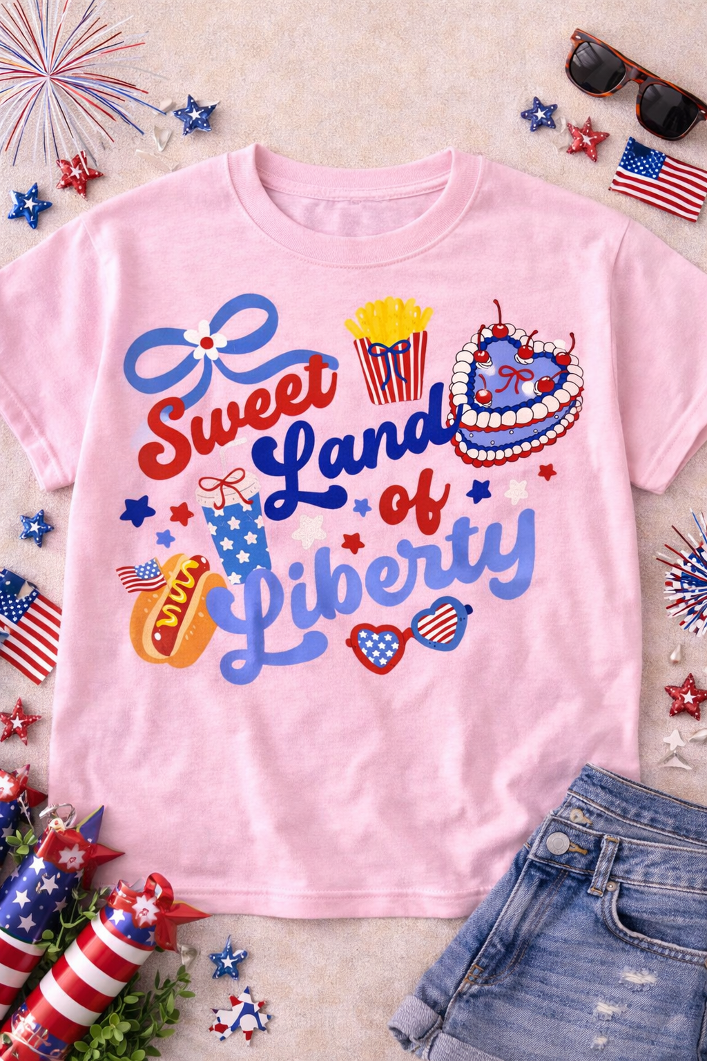 Sweet Land Of Liberty Graphic T-shirt