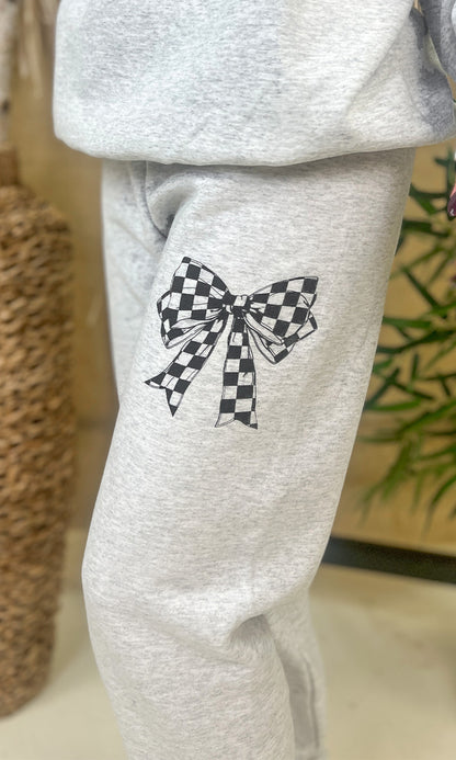 Big On Bows Graphic Sweatpants