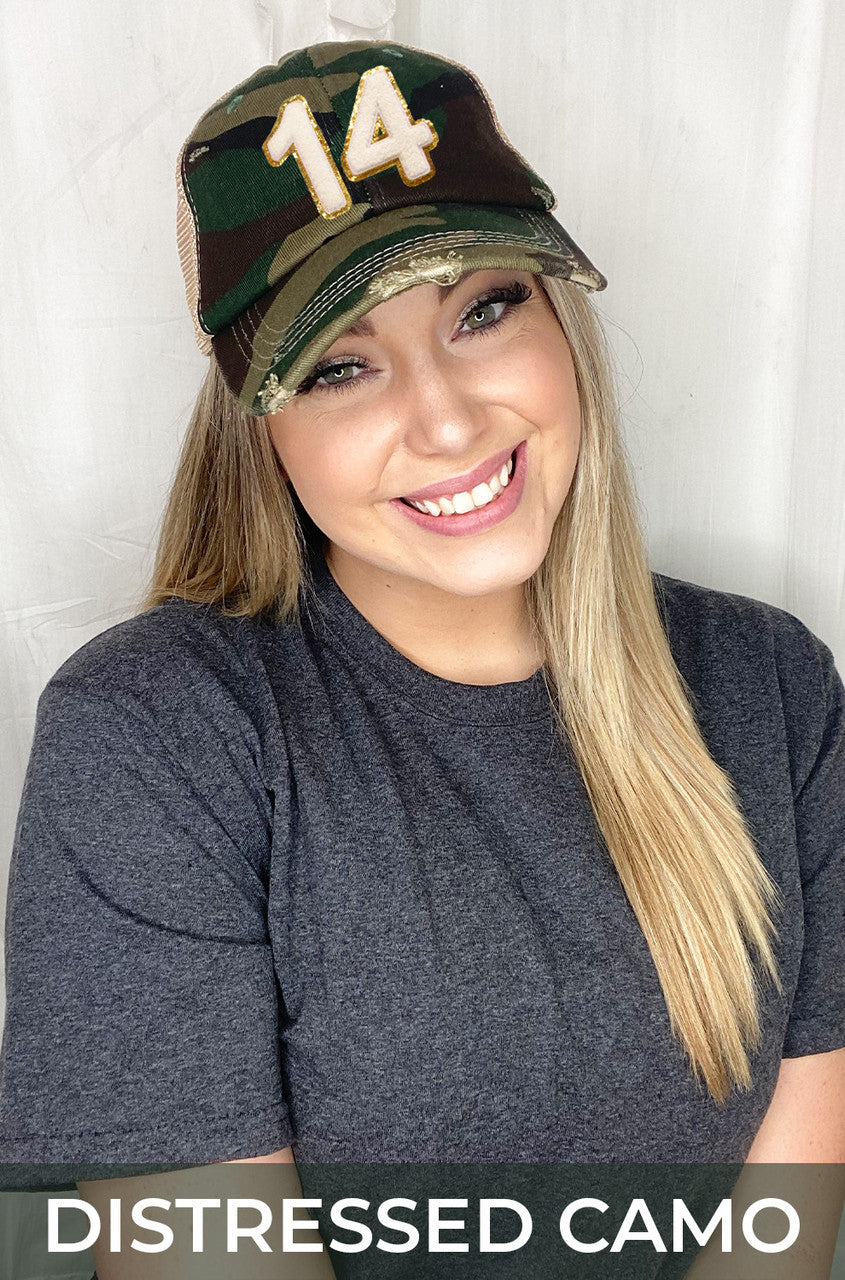 Ideal Chenille Number Hat