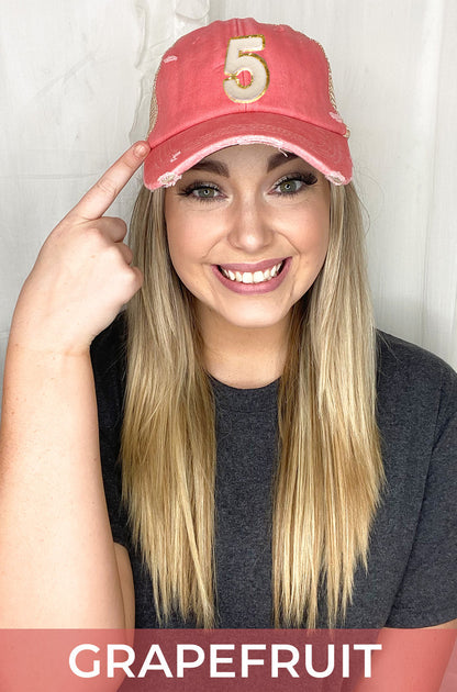 Ideal Chenille Number Hat