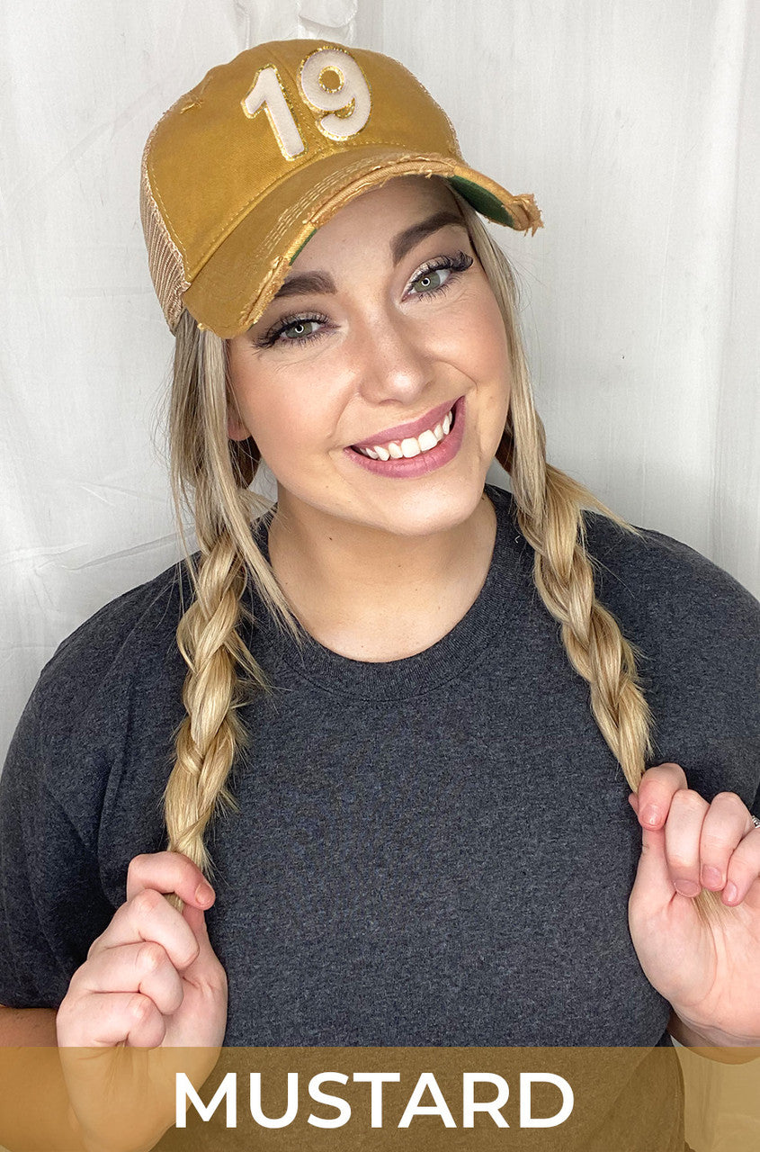 Ideal Chenille Number Hat