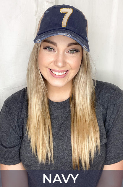 Ideal Chenille Number Hat