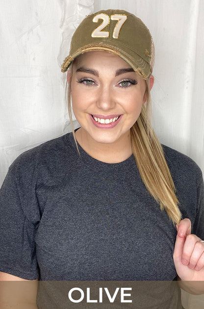 Ideal Chenille Number Hat