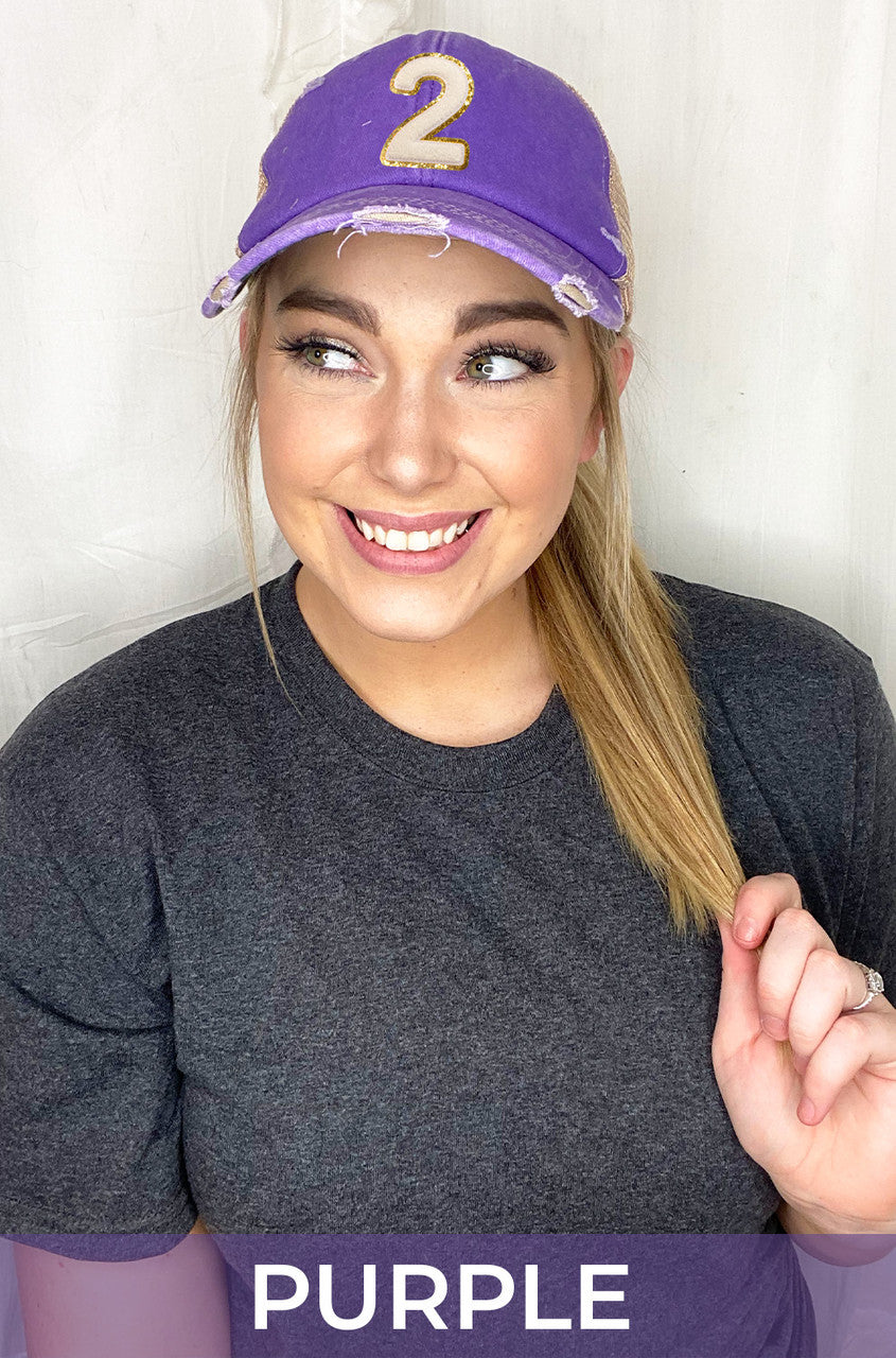 Ideal Chenille Number Hat