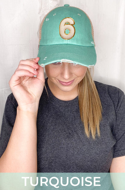 Ideal Chenille Number Hat