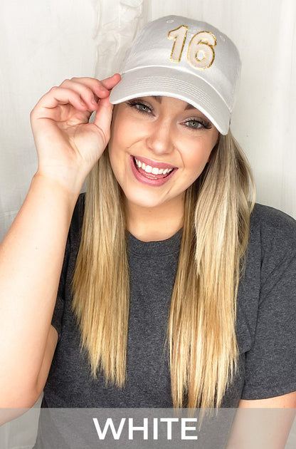 Ideal Chenille Number Hat