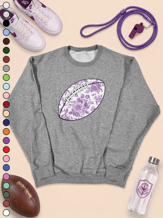 Chinoiserie Game Day Football Graphic Sweatshirt