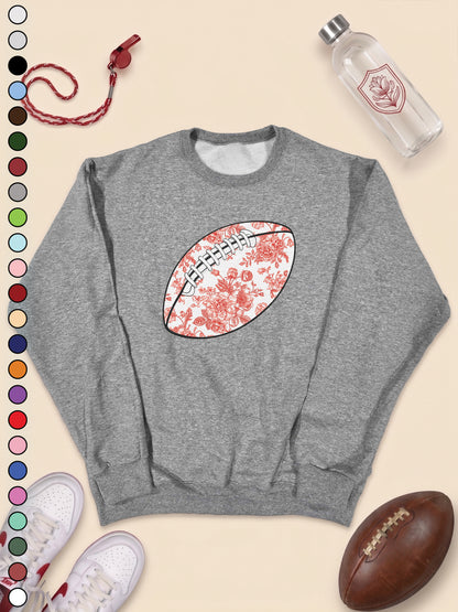 Chinoiserie Game Day Football Graphic Sweatshirt