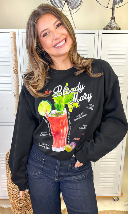 Cocktail Recipe Custom Graphic Sweatshirt