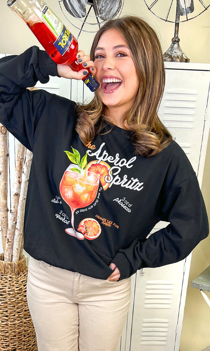 Cocktail Recipe Custom Graphic Sweatshirt