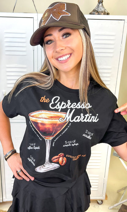 Cocktail Recipe Custom Graphic Crop Top T-Shirt
