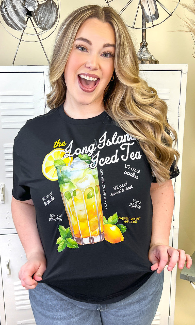 Cocktail Recipe Custom Graphic T-Shirt
