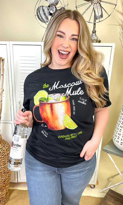 Cocktail Recipe Graphic T-Shirt