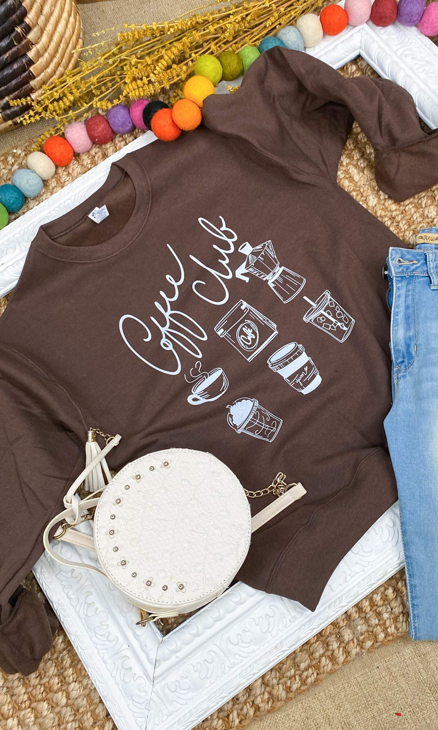 Coffee Club Graphic Sweatshirt