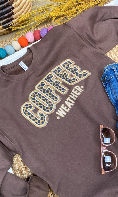 Coffee Weather Graphic Sweatshirt