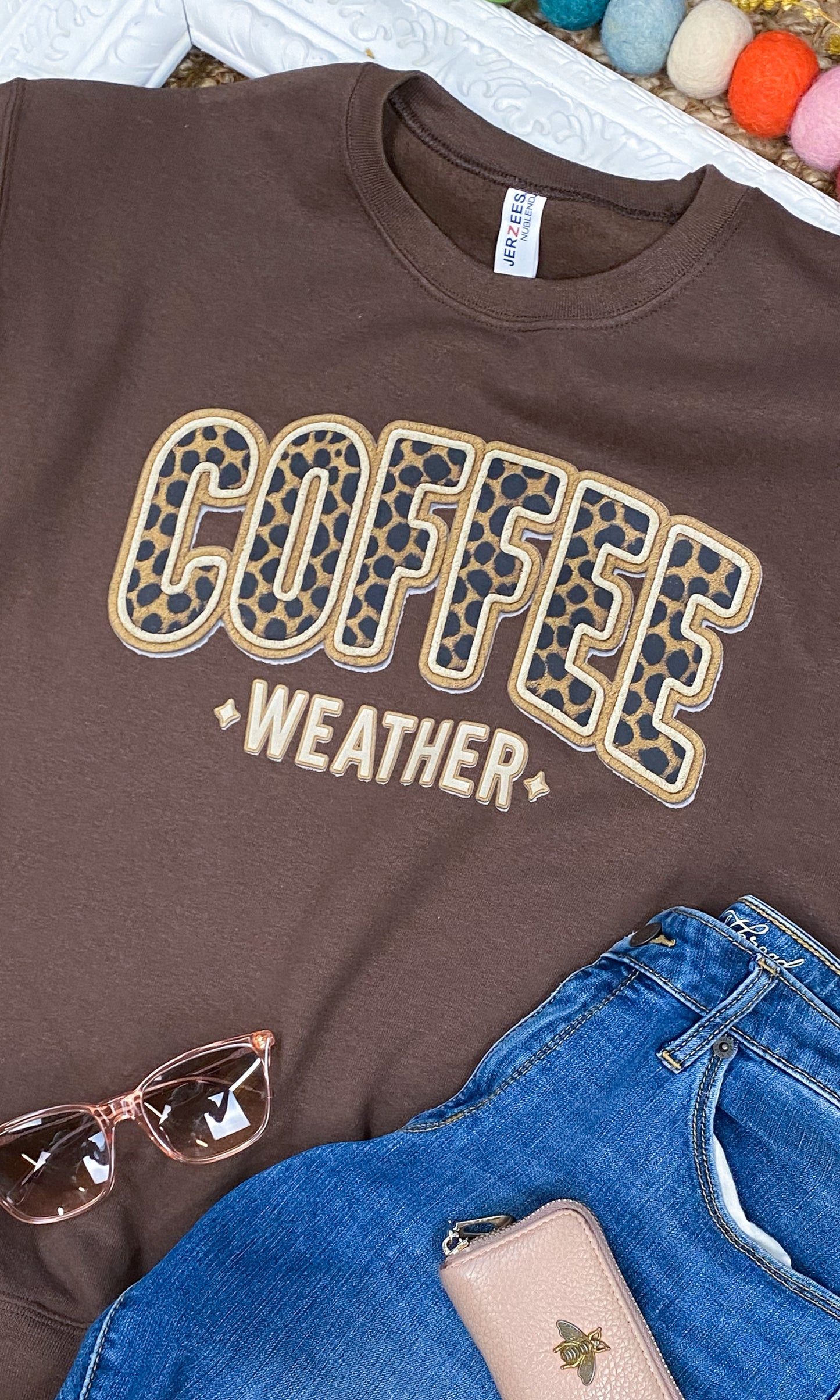 Coffee Weather Graphic Sweatshirt